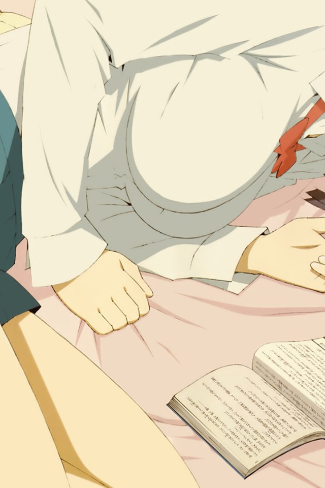 Девушка с книгами в аниме Дюрарара!!