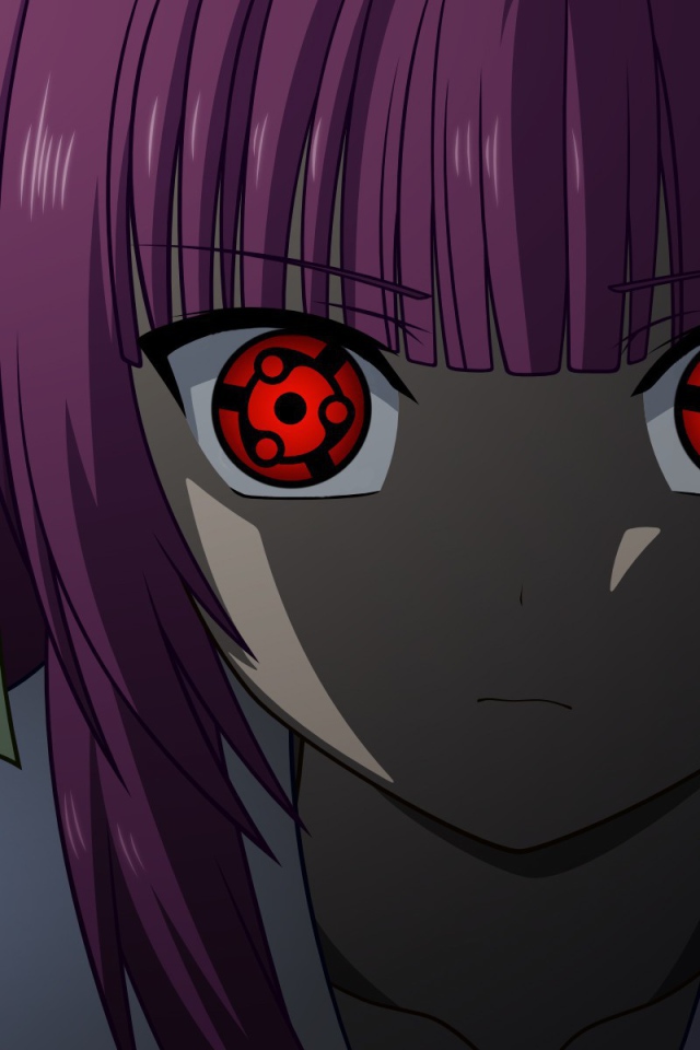 Девушка с глазами Шаринган