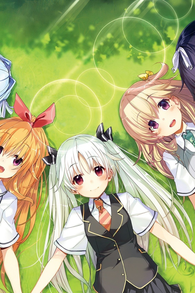 Подружки аниме Связанные небом