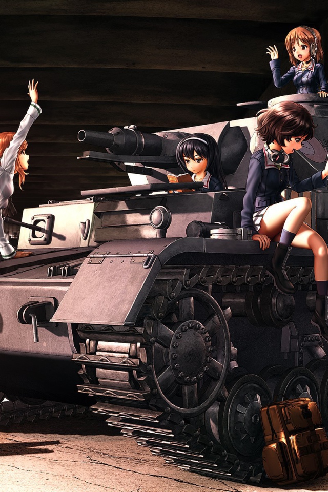 Девушки из аниме Танкистки