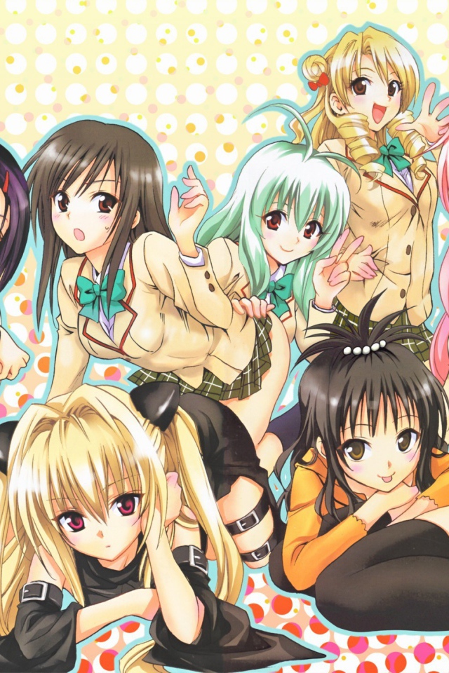 Девушки персонажи аниме Любовь и прочие неприятности