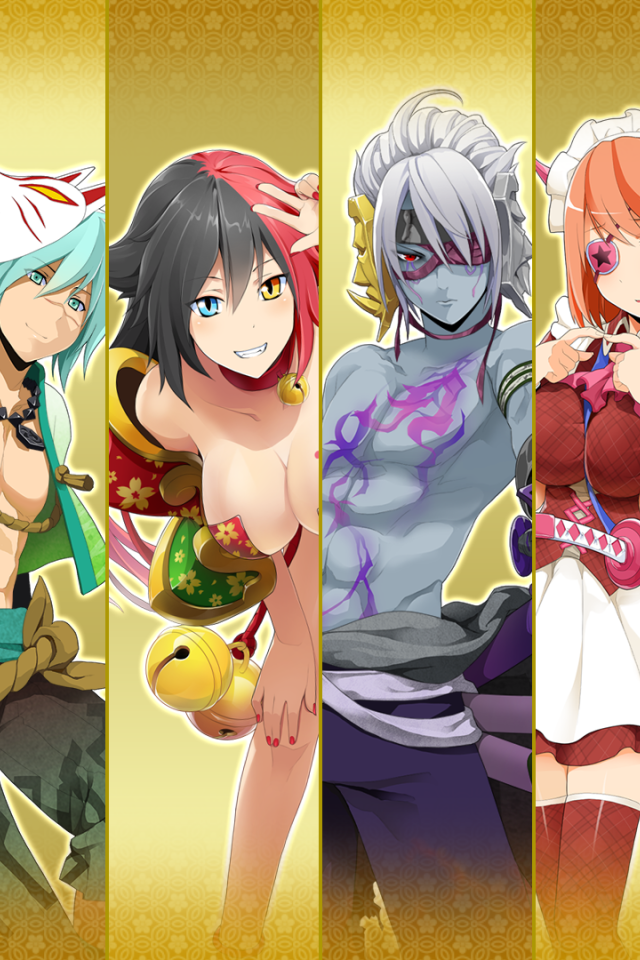 Девушки персонажи аниме Onigirl