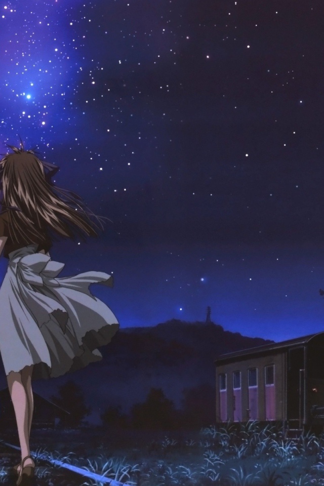 Девочки смотрят на звезды, аниме