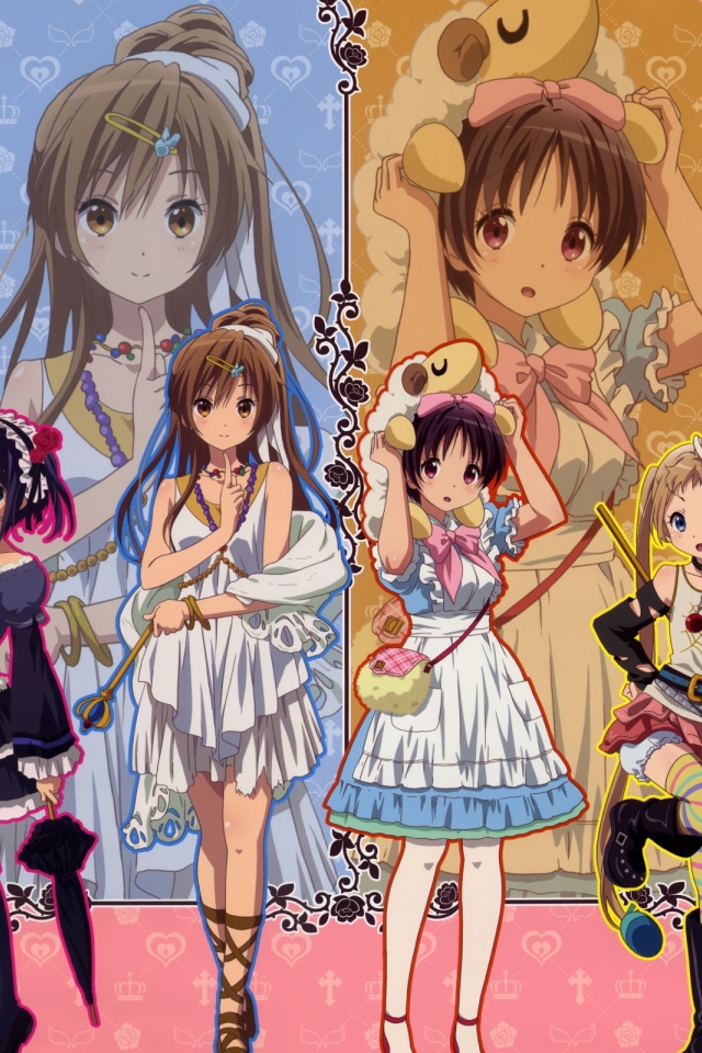 Девушки из аниме Чудачество любви не помеха