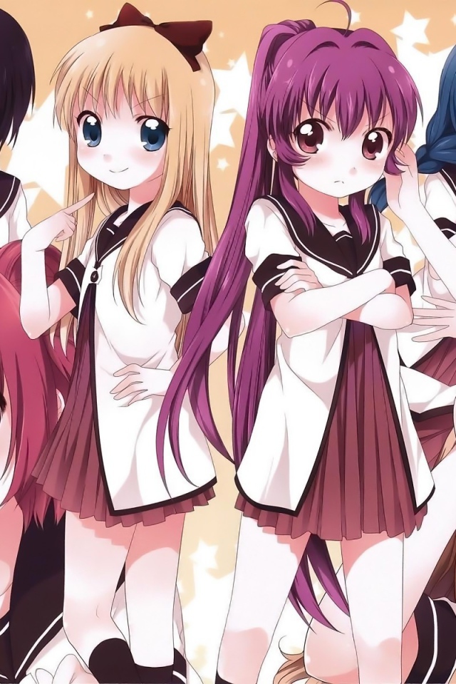 Девушки из аниме Юру юри