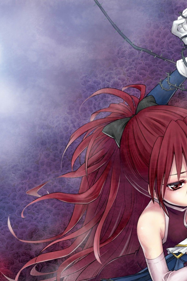 Девушки под луной в аниме Mahou Shoujo Madoka Magica