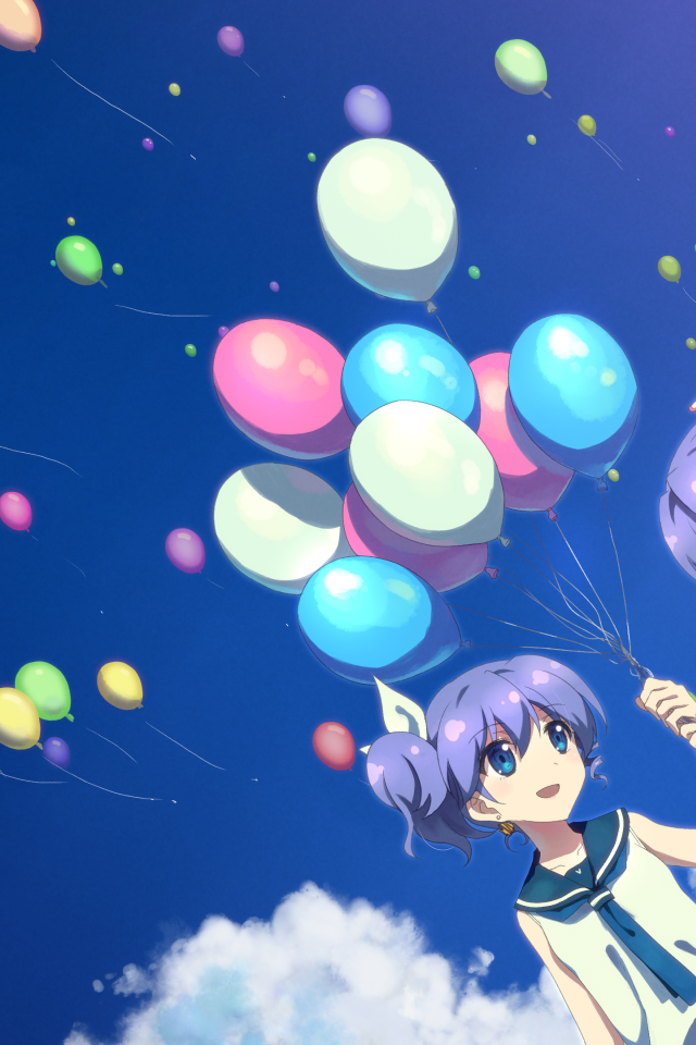 Девушки с воздушными шарами в аниме DJ Max