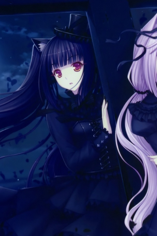 Мрачные персонажи аниме Neko Para