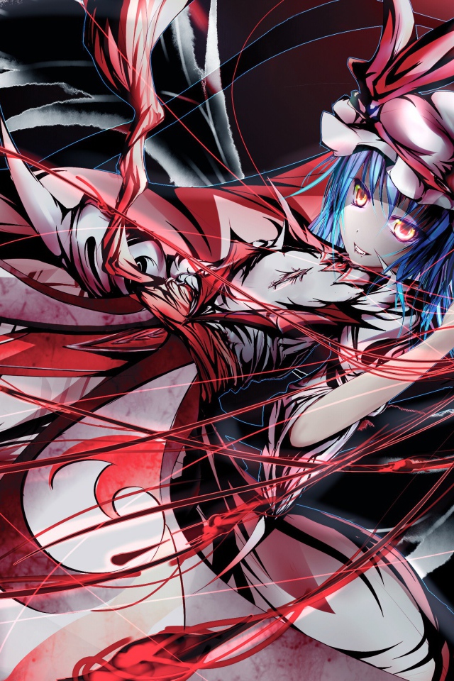 Мрачная девушка аниме Remilia Scarlet