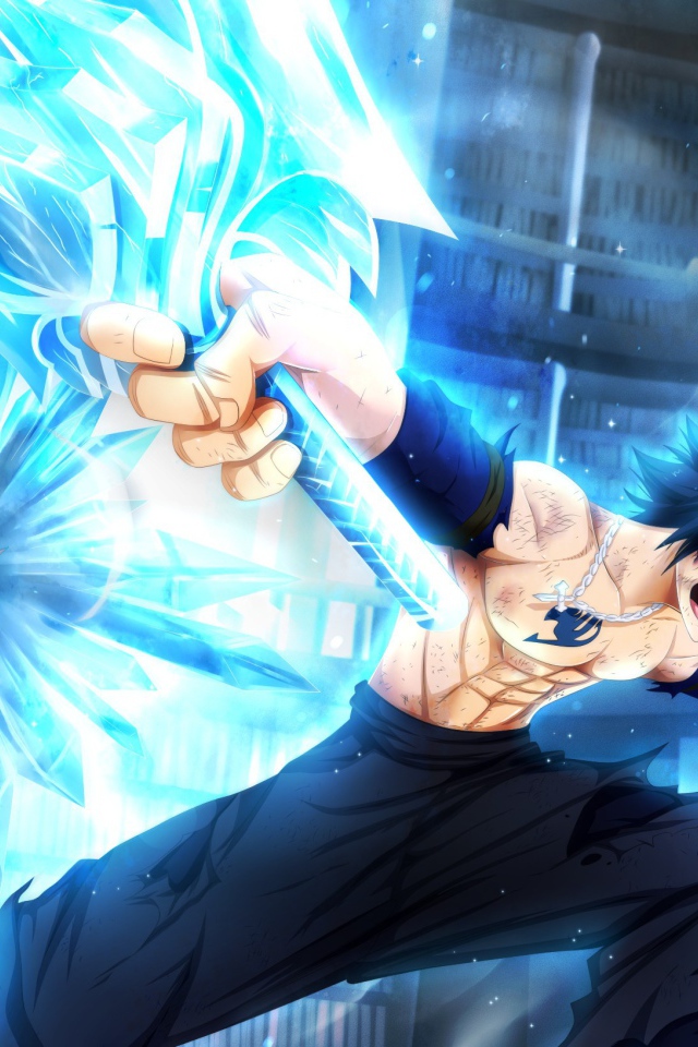 Персонаж Грей из аниме Сказка о хвосте феи