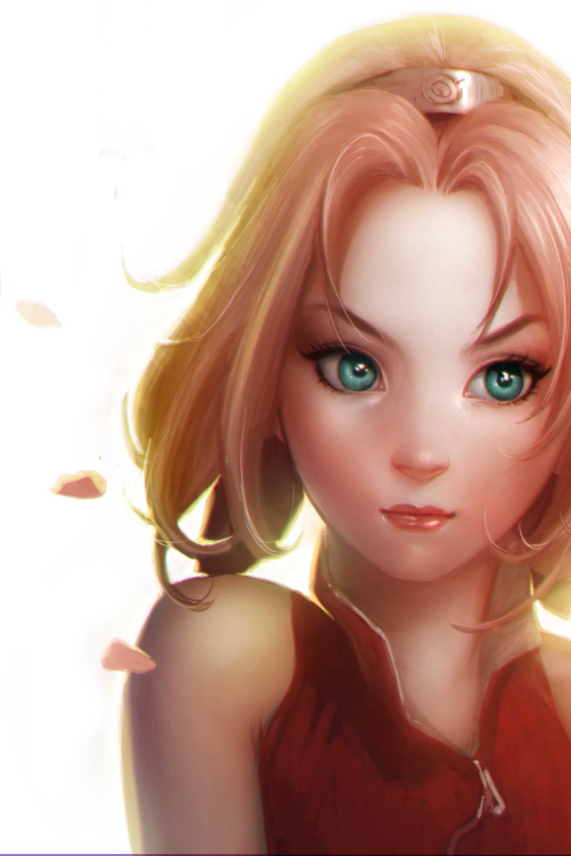 Зеленоглазая героиня аниме Сакура Харуно