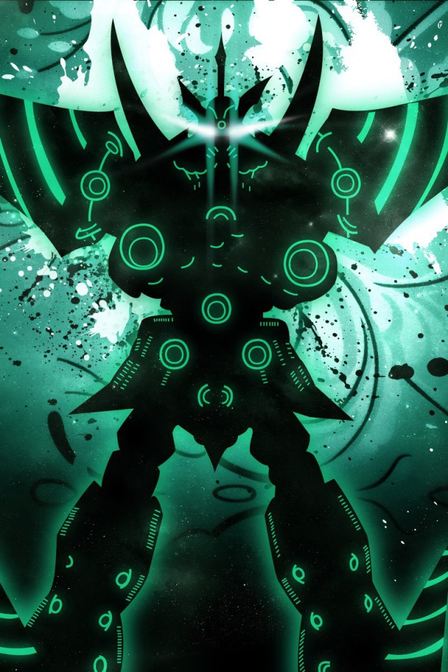 Зеленый робот в аниме Тэнгэн Топпа Гуррен-Лаганн