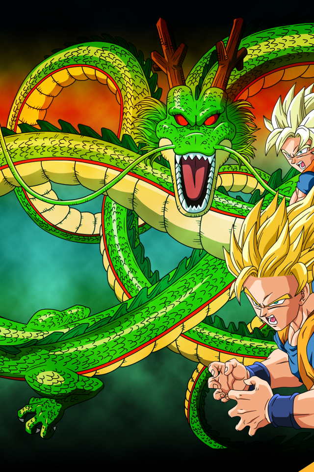 Зеленый дракон, аниме Dragon Ball Z
