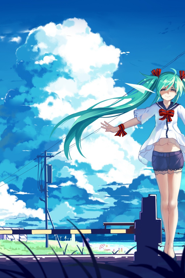 Хатсуне Мико девушка аниме