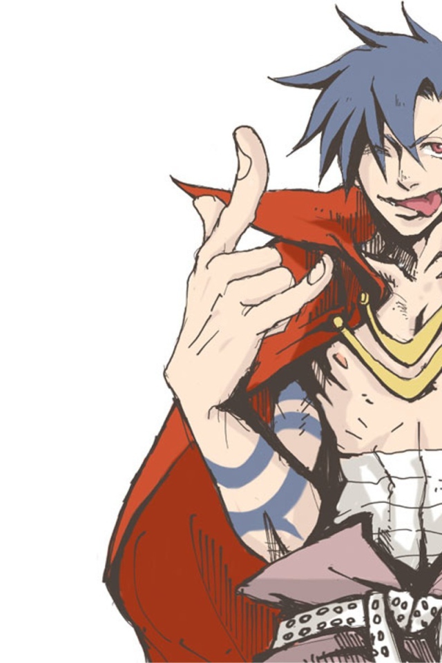 Герой аниме Гуррен-Лаганн