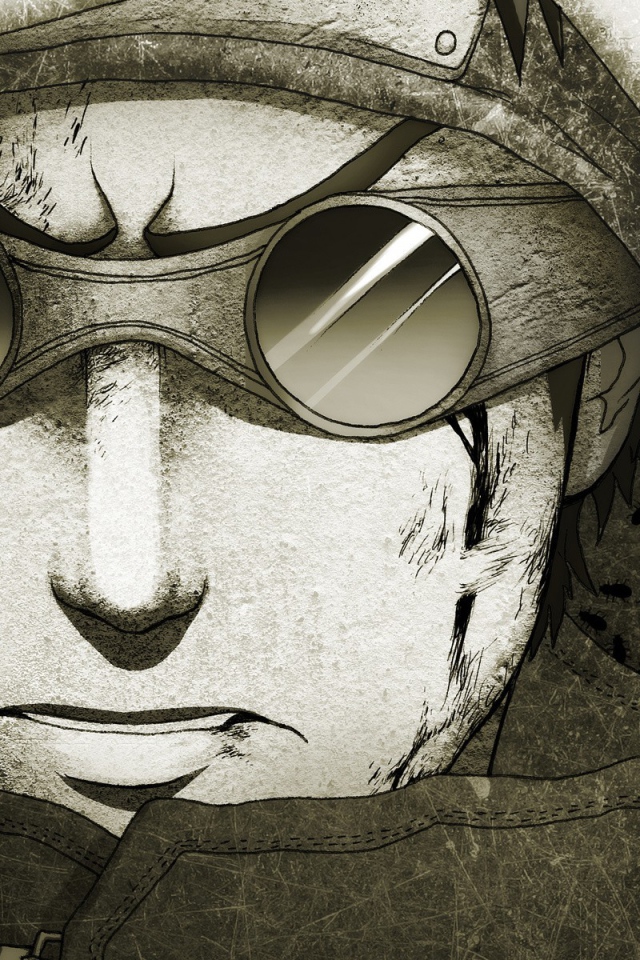 Герой аниме в очках от солнца, Naruto Shippuuden