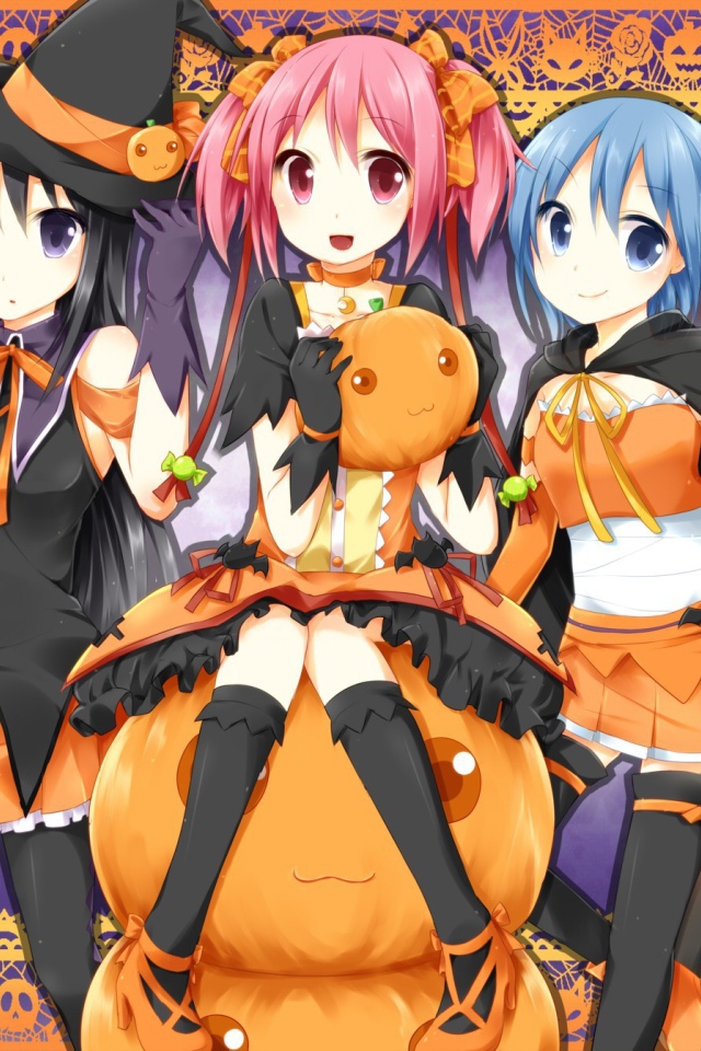 Герои аниме Mahou Shoujo Madoka Magica