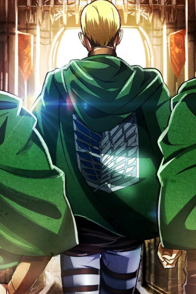 Герои манги  Атака Титанов в зеленых накидках