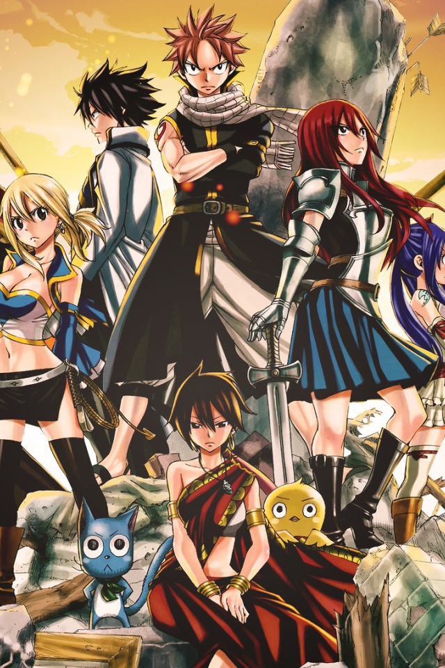 Герои разных манг аниме