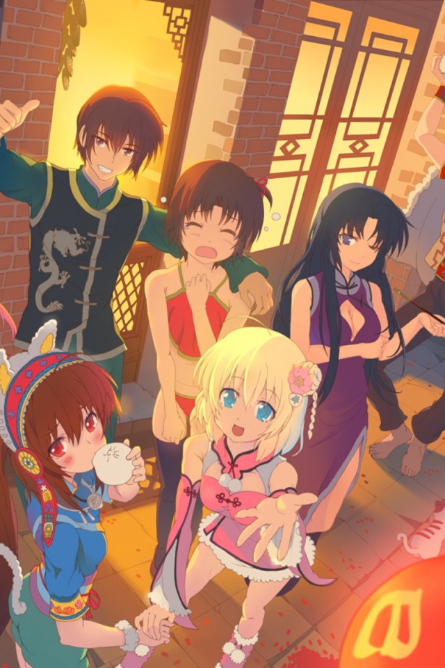 Праздник в аниме Маленькие проказники