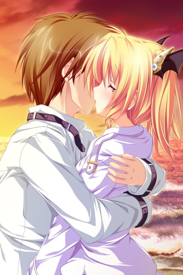 Объятия в аниме Magus Tale