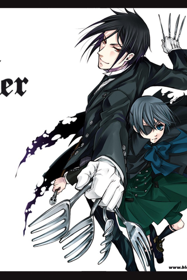 Японское аниме Тёмный дворецкий