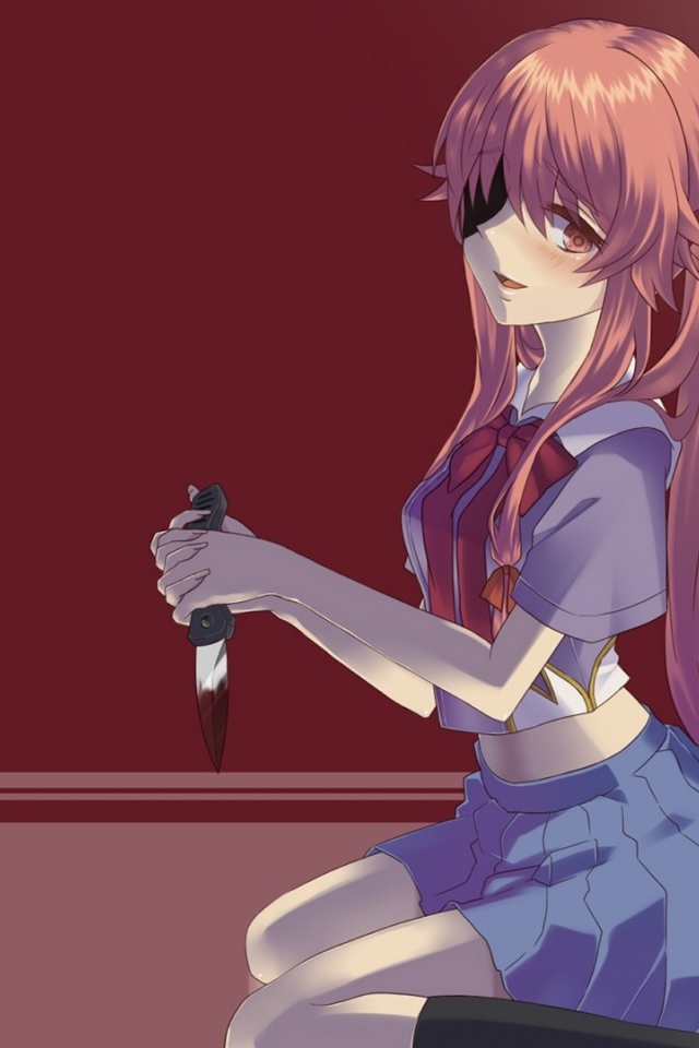 Юно Гассаи в аниме Яндере