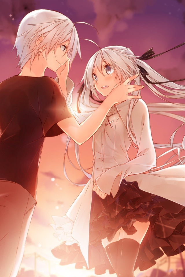 Влюбленные в аниме Связанные небом