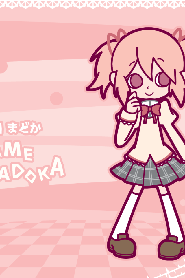 Канаме Мадока из аниме Девочка-волшебница Мадока