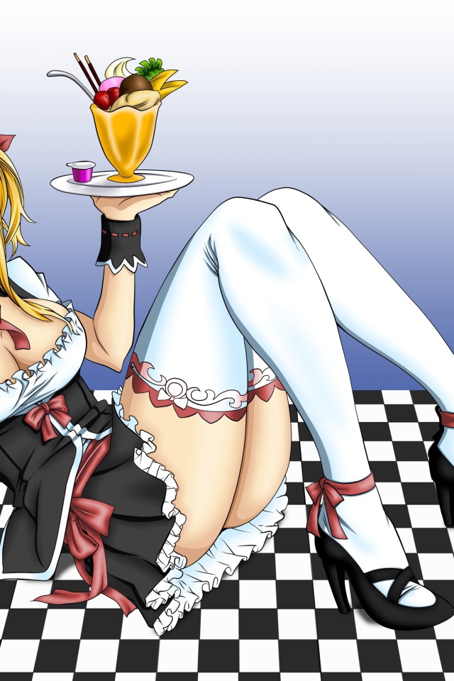 Горничная в аниме Сказка о хвосте феи