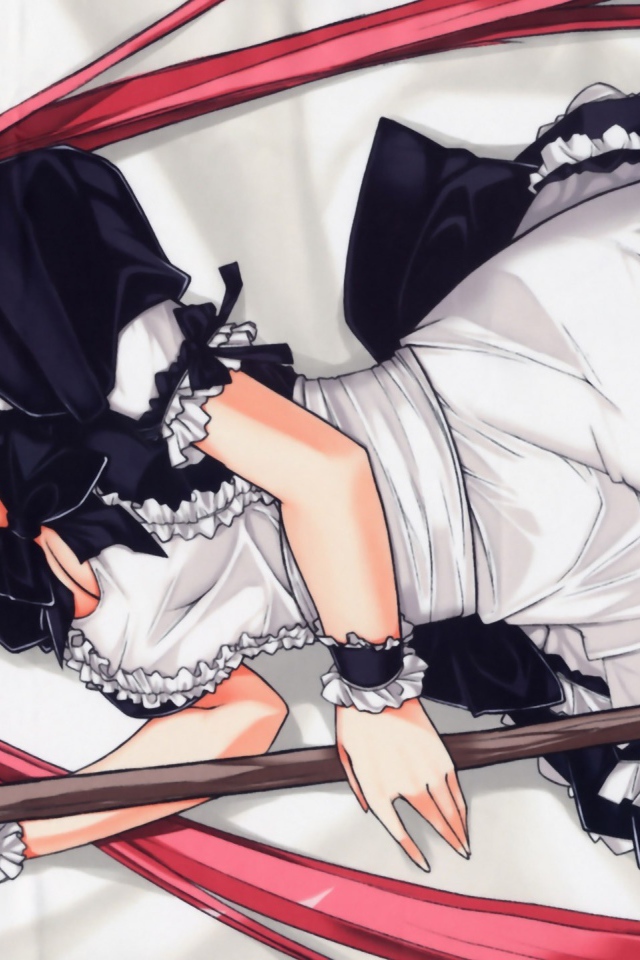 Горничная девушка из аниме Queen's Blade