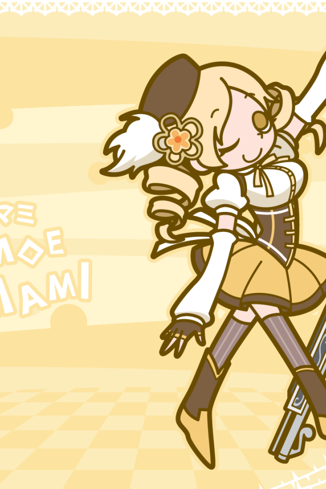 Томое Мами из аниме Девочка-волшебница Мадока