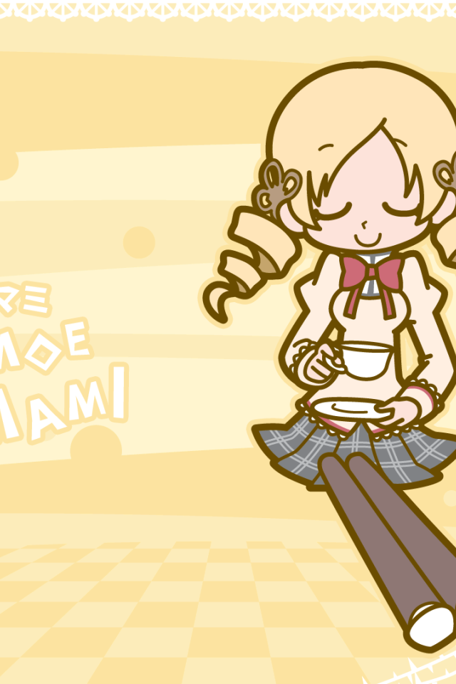 Персонаж Томое Мами из аниме Девочка-волшебница Мадока