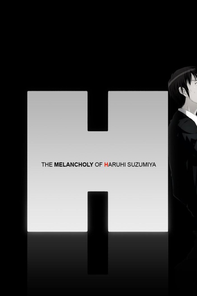 Парень и девушка из аниме Меланхолия Харухи Судзумии