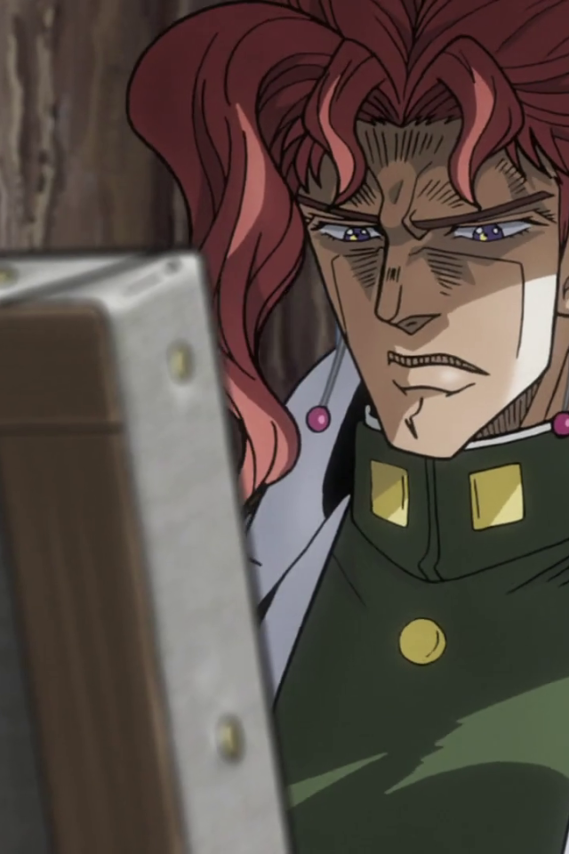 Парень из аниме Приключения Джоджо