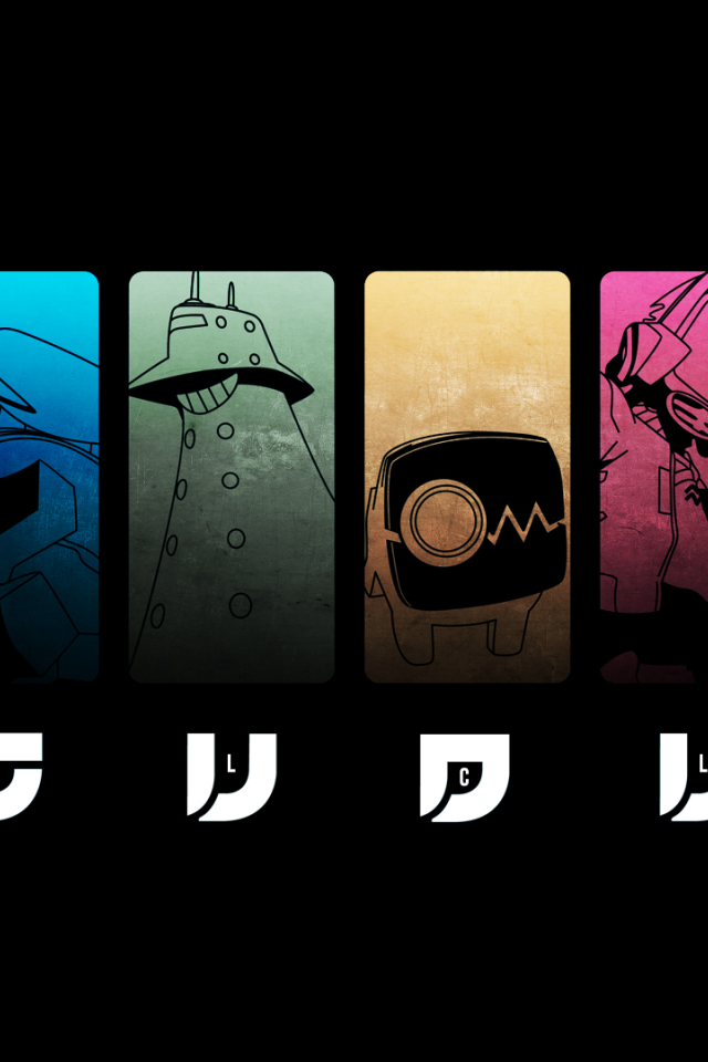 Манга аниме 49 дней, черный фон