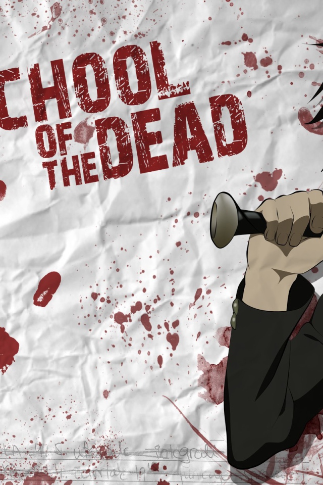 Манга аниме Школа мертвецов