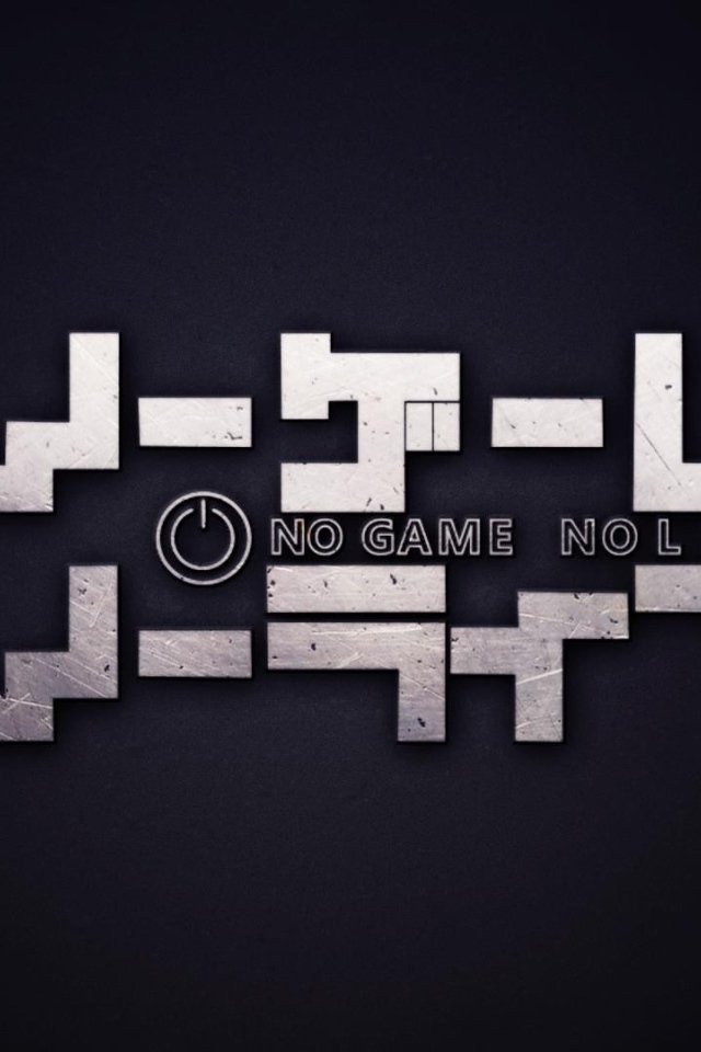 Манга аниме Игра на выживание, черный фон