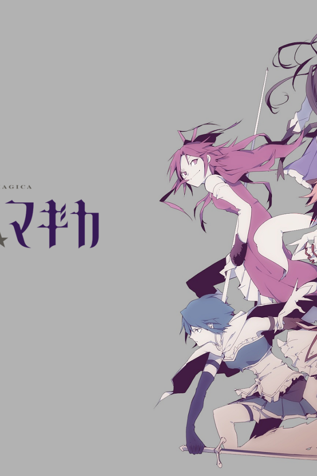 Манга аниме Девочка-волшебница Мадока