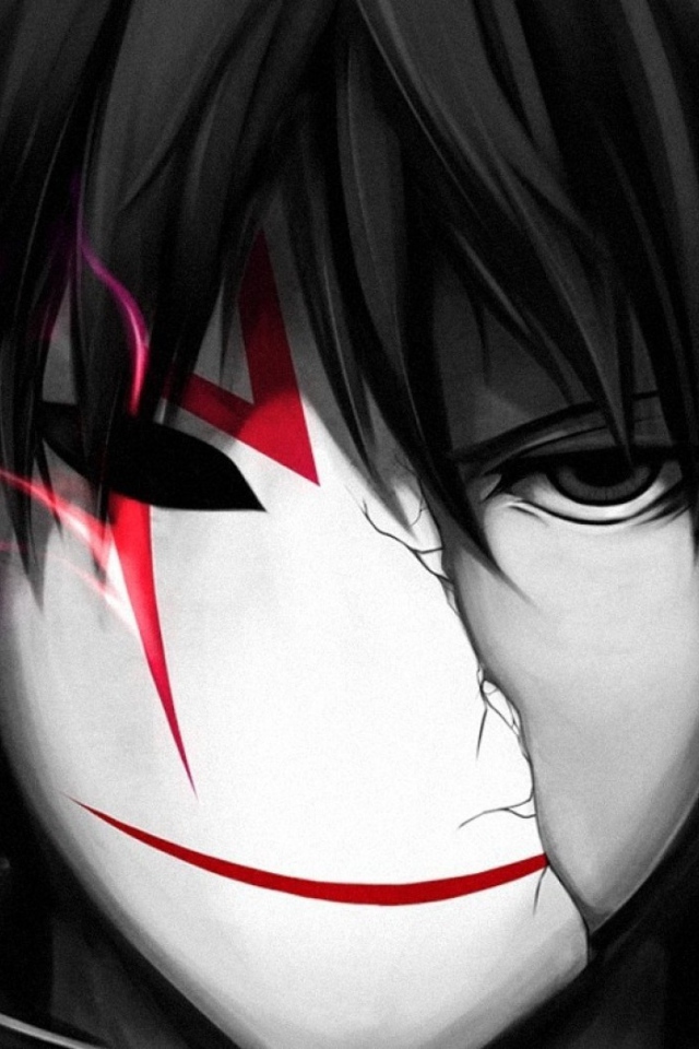 Герой в маске, аниме Темнее черного