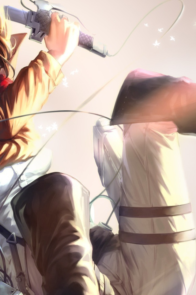 Воин Микаса из аниме Атака Титанов