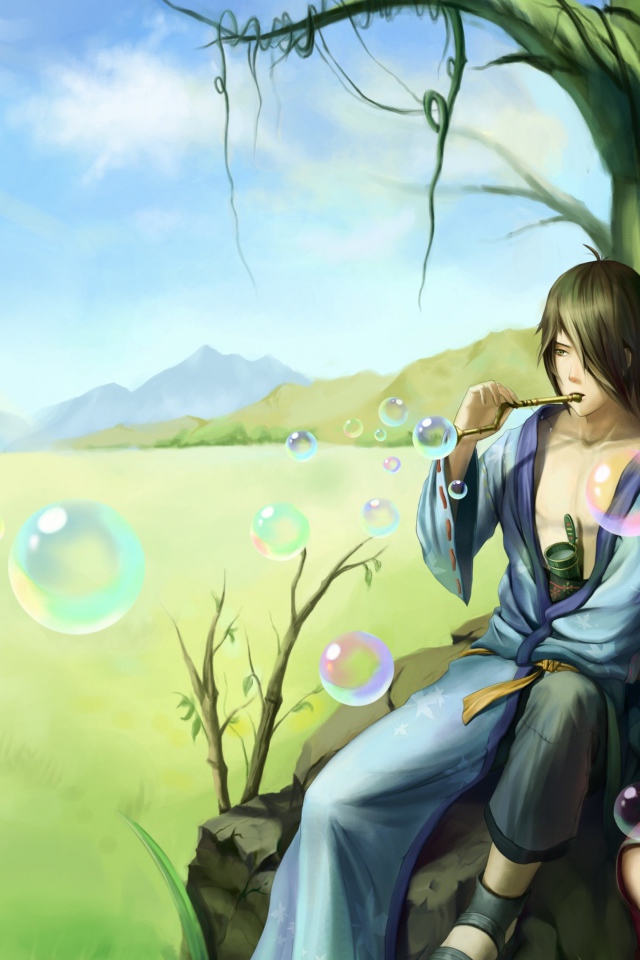 Наруто среди мыльных пузырей, аниме