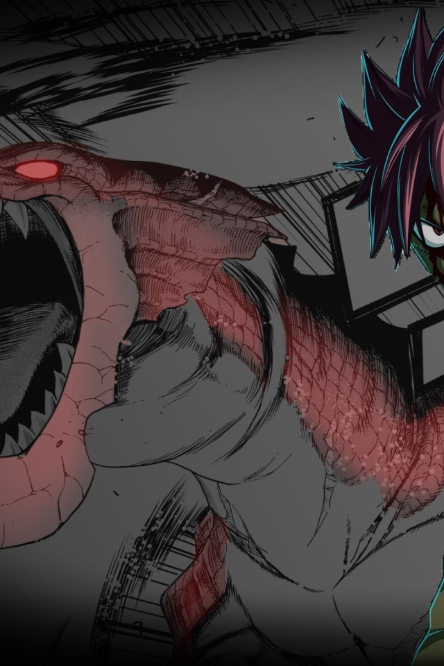 Натсу с драконом, аниме Сказка о хвосте феи