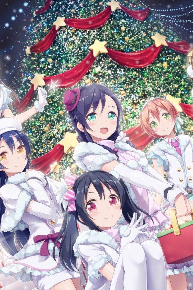Новогодний праздник в аниме Love Live