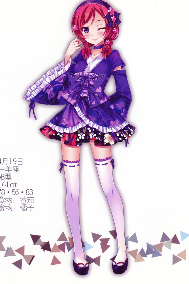 Нишикино Маки персонаж аниме Love Live