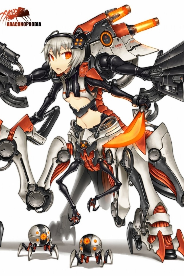 Оранжевый робот Gia Anime