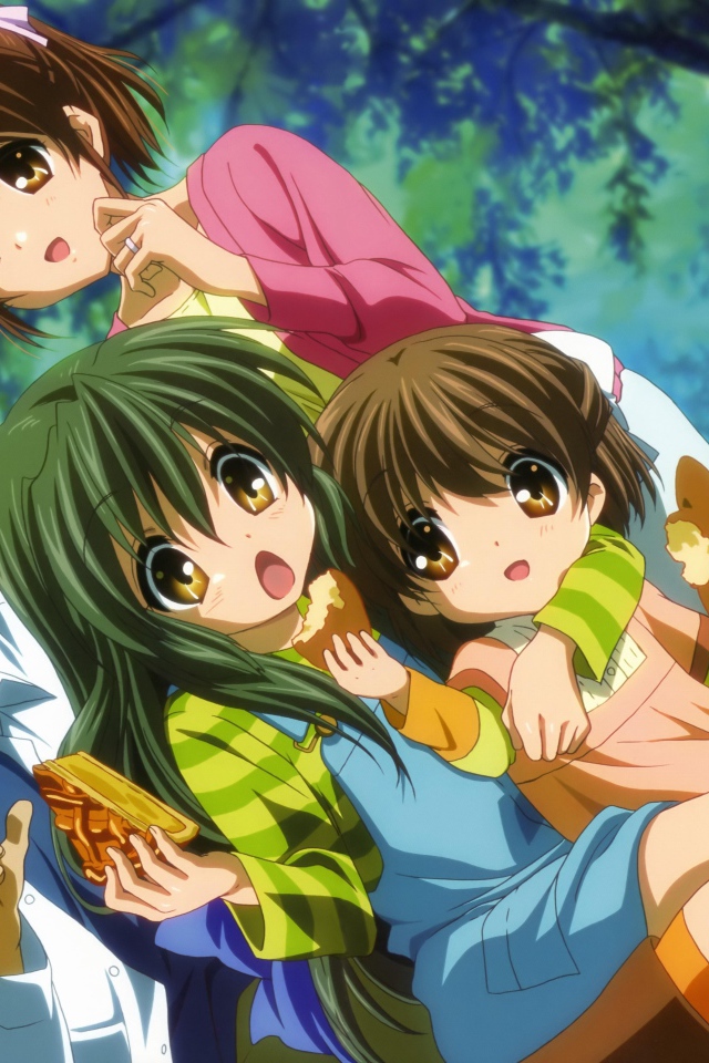 Пикник на газоне, аниме Кланнад