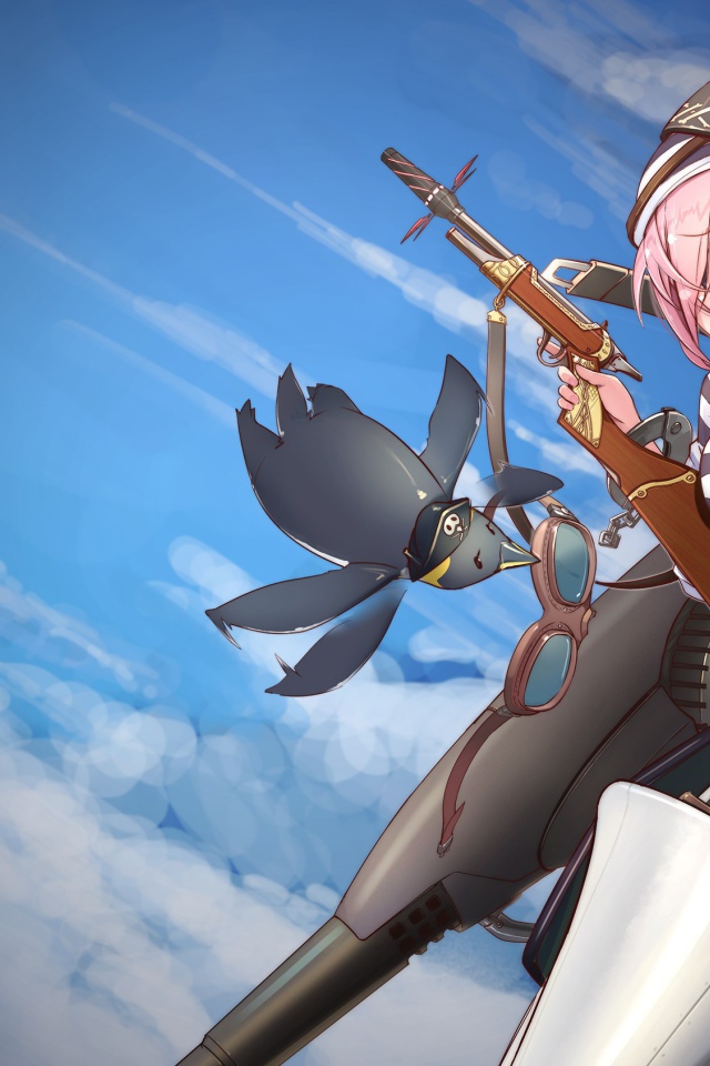 Девушка пират в аниме Кэмономими