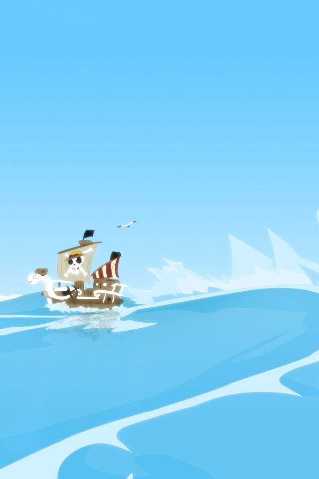 Пиратский корабль в аниме Большой куш