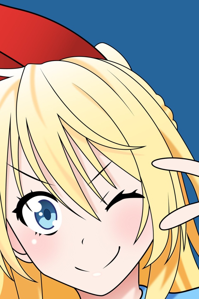 Задорная девушка аниме Nisekoi